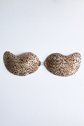 V Backless Bra in Leopard Prints
