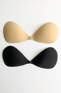 Polyester Push-Up Women's Invisible Silicon Stick On Free Bra With