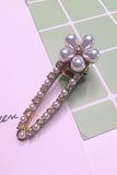 Flower Pearl Hair Clip