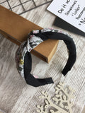Knot Painting Headband Black