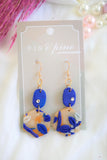 [HANDCRAFTED] Clay Earrings in Blue